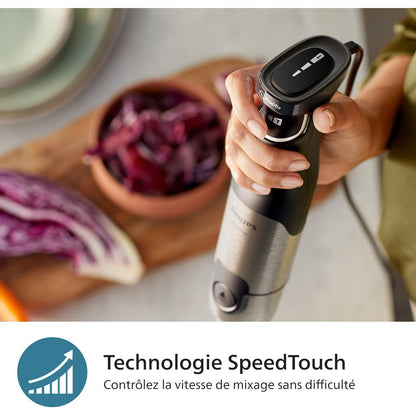 Philips Series 5000 Hand Blender: Powerful 1200W ProMix Technology for Effortless Kitchen Blending