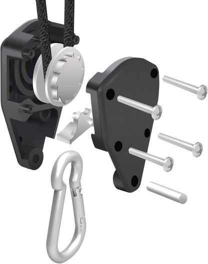 iPower 150 lbs Heavy Duty Adjustable Rope Hangers 2-Pairs