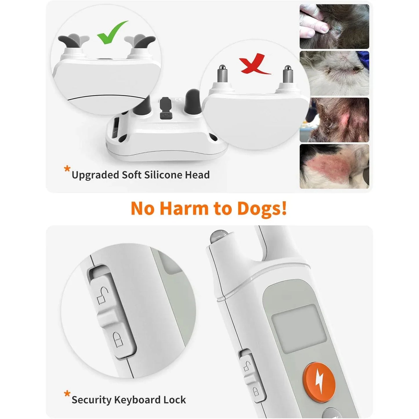 ACCWORK Rechargeable Dog Training Collar Long-Range, Vibration, Shock, Waterproof - Gomix Brands Outlet