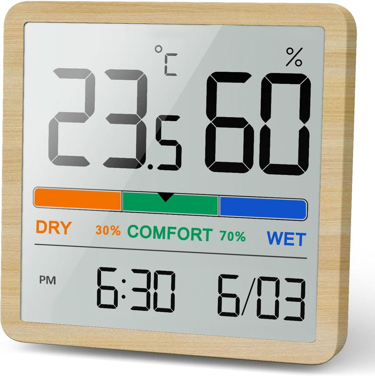 NOKLEAD 5253T Digital Hygrometer Indoor Thermometer