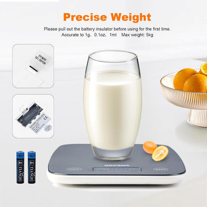 GRIFEMA GA2004 Digital Kitchen Scale 1g-5kg Blue