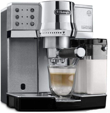 De'Longhi EC850M Automatic Cappuccino Espresso Machine Stainless Steel
