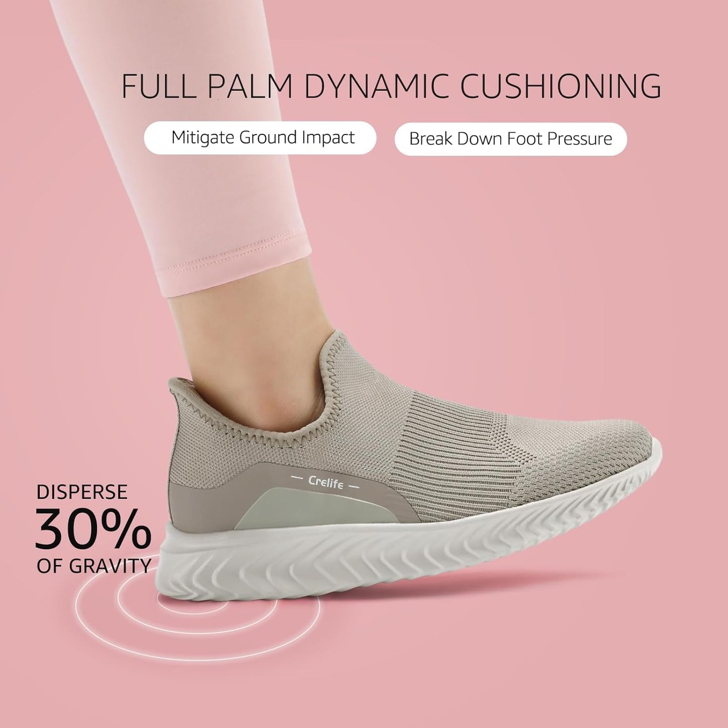 STQ Women's Slip-On Memory Foam Comfortable Walking Shoes