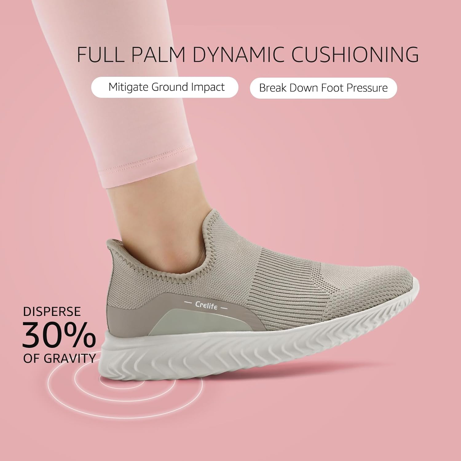 STQ Women's Slip-On Memory Foam Comfortable Walking Shoes