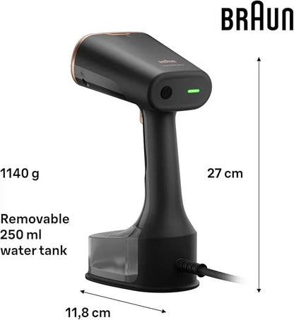 Braun QuickStyle 7 GS7077BK 1600W Vertical Steam Iron Dual FreeGlide - Gomix Brands Outlet