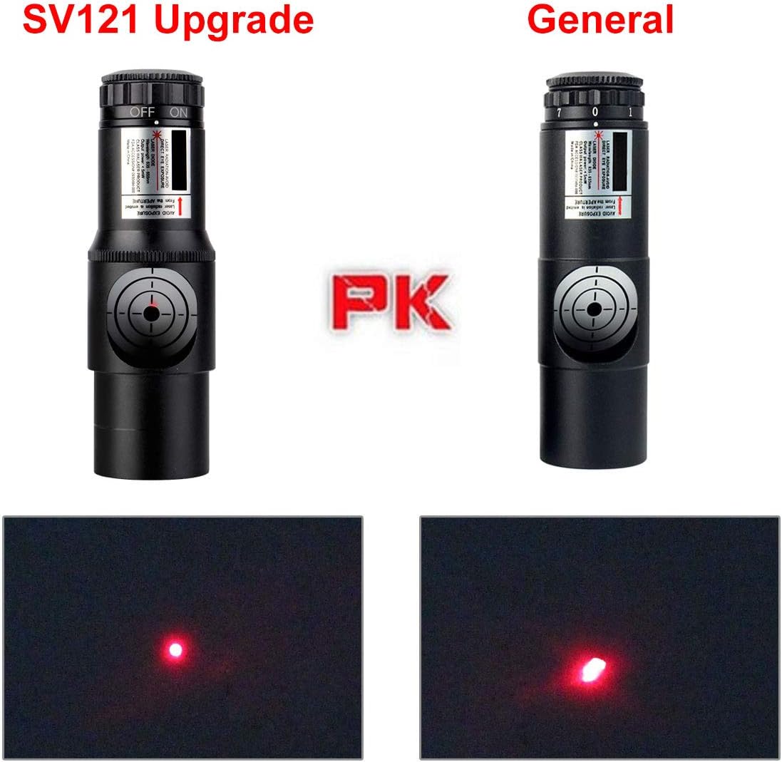 SVBONY SV121 Red Laser Collimator Adjustable 1.25 inch Collimation Eyepiece with 2 inch Adapter for Newtonian Dobsonian Reflector Telescope