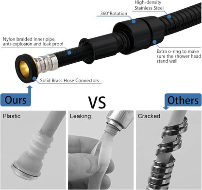 HOMVIVA High Pressure Handheld Shower Head with 6 Spray Modes