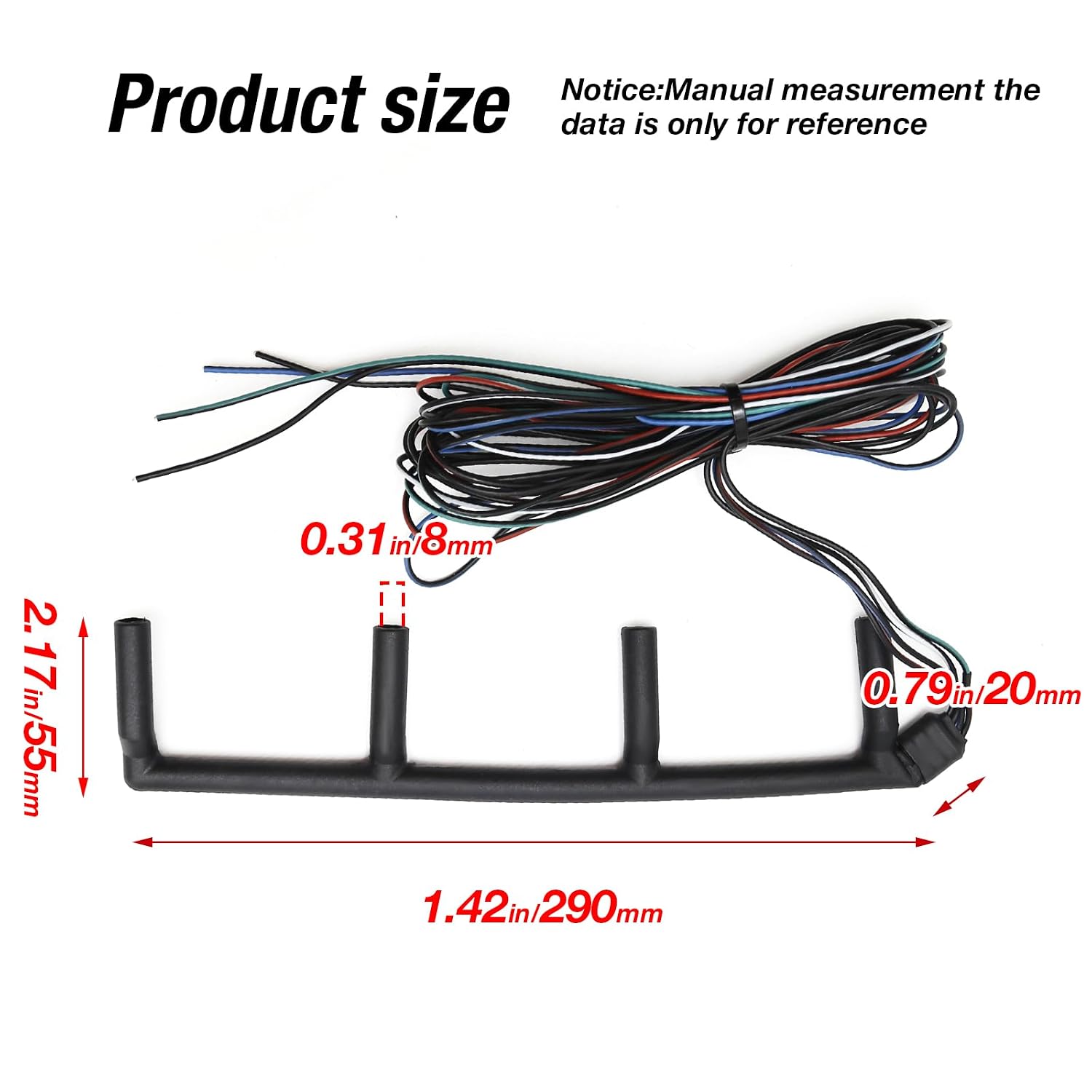 Ollanoos Glow Plug Wiring Harness 038971782C Compatible with Audi A3 2001-2003 VW Golf Jetta Sharan Transporter