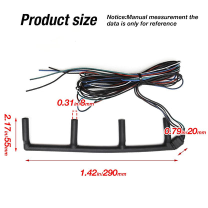 Ollanoos Glow Plug Wiring Harness 038971782C Compatible with Audi A3 2001-2003 VW Golf Jetta Sharan Transporter