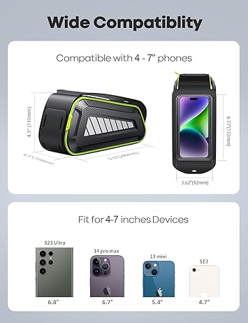 Lamicall Waterproof Bike Frame Bag Model BCCB01