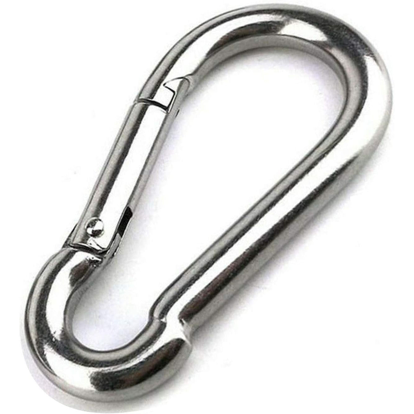 5.5 Inch Heavy Duty Stainless Steel Carabiner with 600lb Capacity
