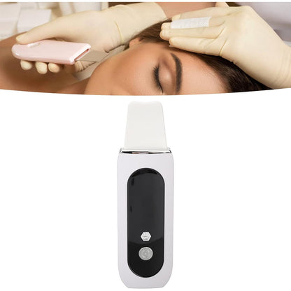 ZJchao Ultrasonic Facial Skin Scrubber Pen for Blackhead Removal