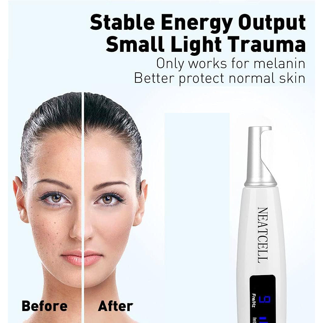 NEATCELL Rechargeable Blue Light Pen with Dual Glasses Set