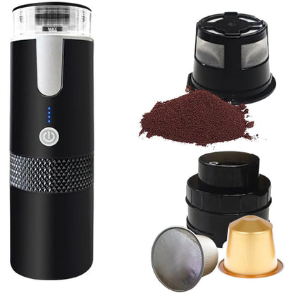 Portable Mini Electric Espresso Maker with Type‑C & Car Charger