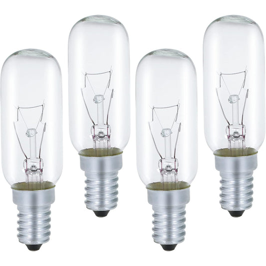 GMY Pack of 4 E14 40W T25 Warm White Dimmable Incandescent Bulb for Cooker Hood