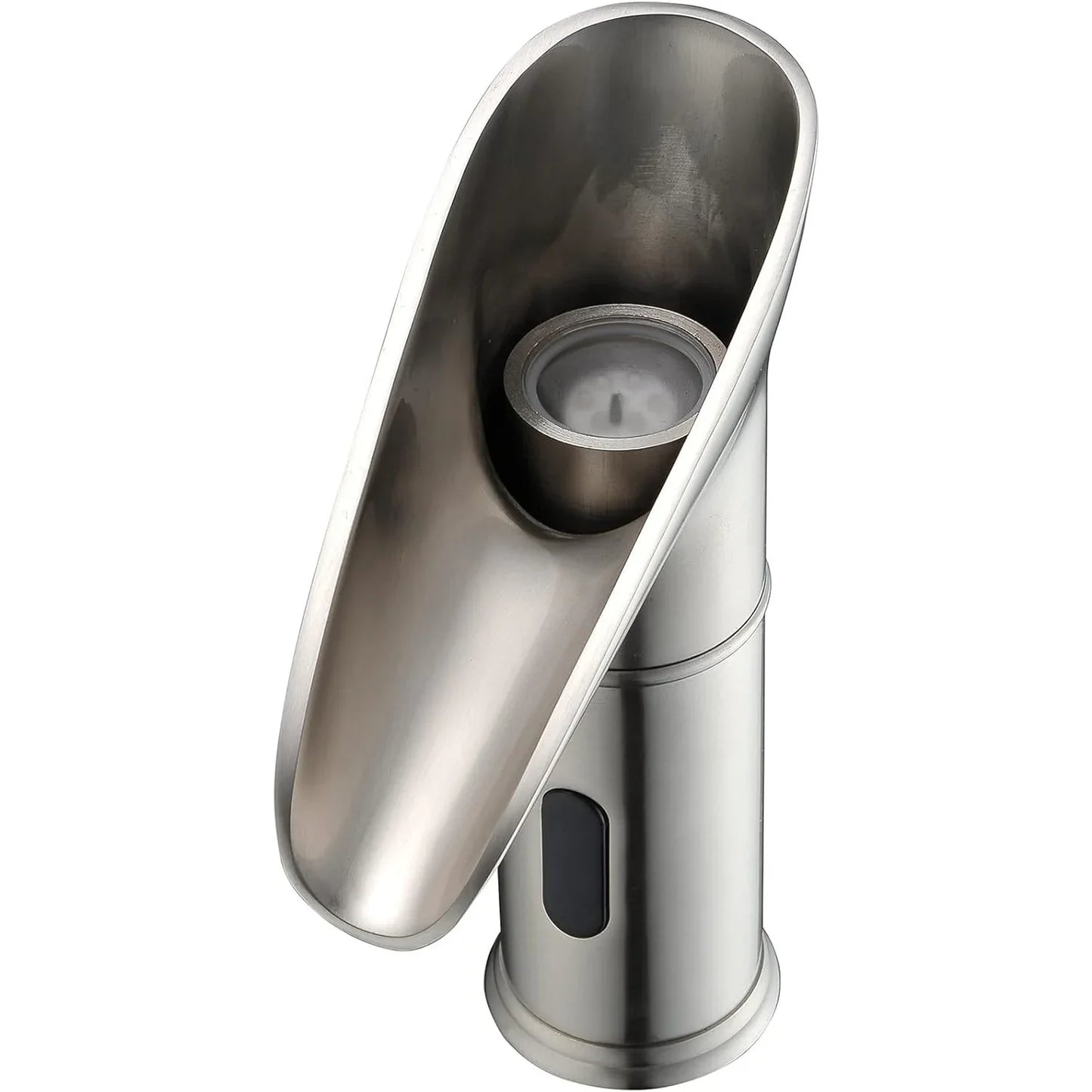 Gangang Brushed Nickel Touchless Waterfall Faucet - Hot & Cold - Gomix Brands Outlet