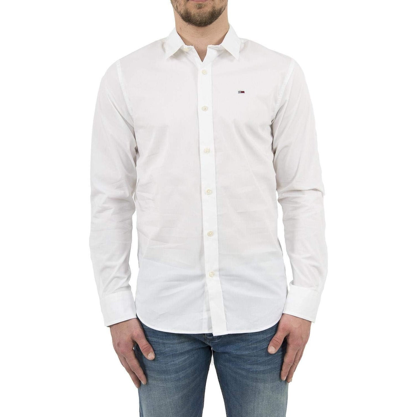 Tommy Jeans Men's Original Stretch Slim Fit Shirt