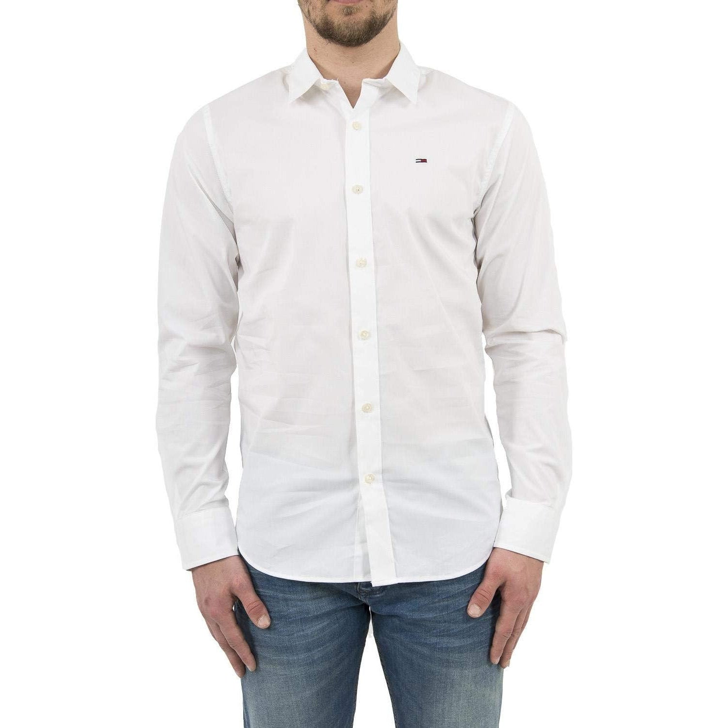 Tommy Jeans Men's Original Stretch Slim Fit Shirt