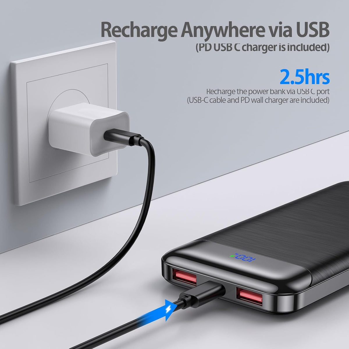 ENEGON HYG039 10000mAh Portable Power Bank Charger