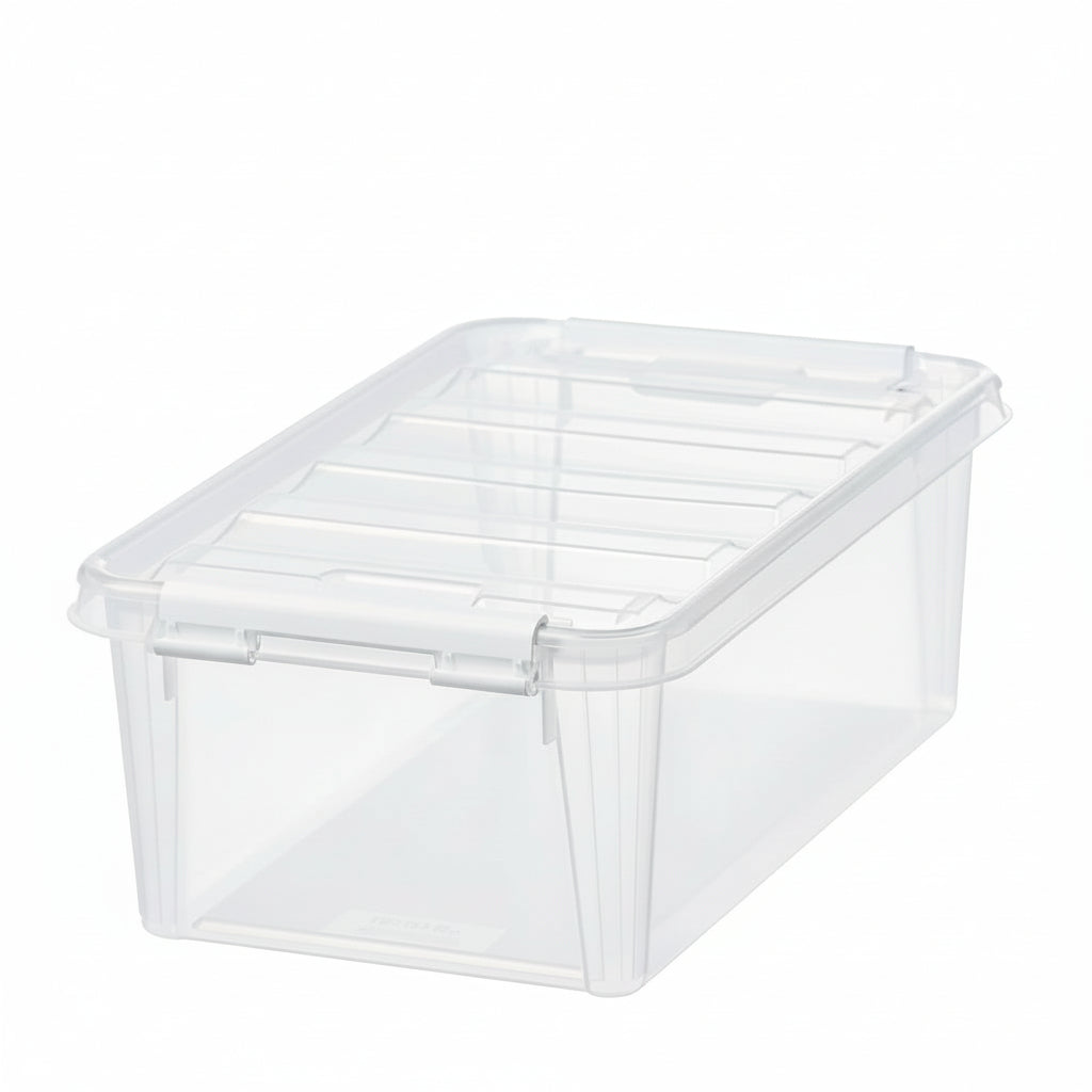 SmartStore 3.6L Transparent Storage Boxes with Lids - Pack of 8