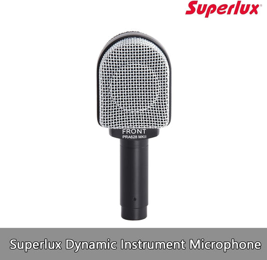 Superlux PRA628MKII Super Cardioid Dynamic Mic for Guitar Amps