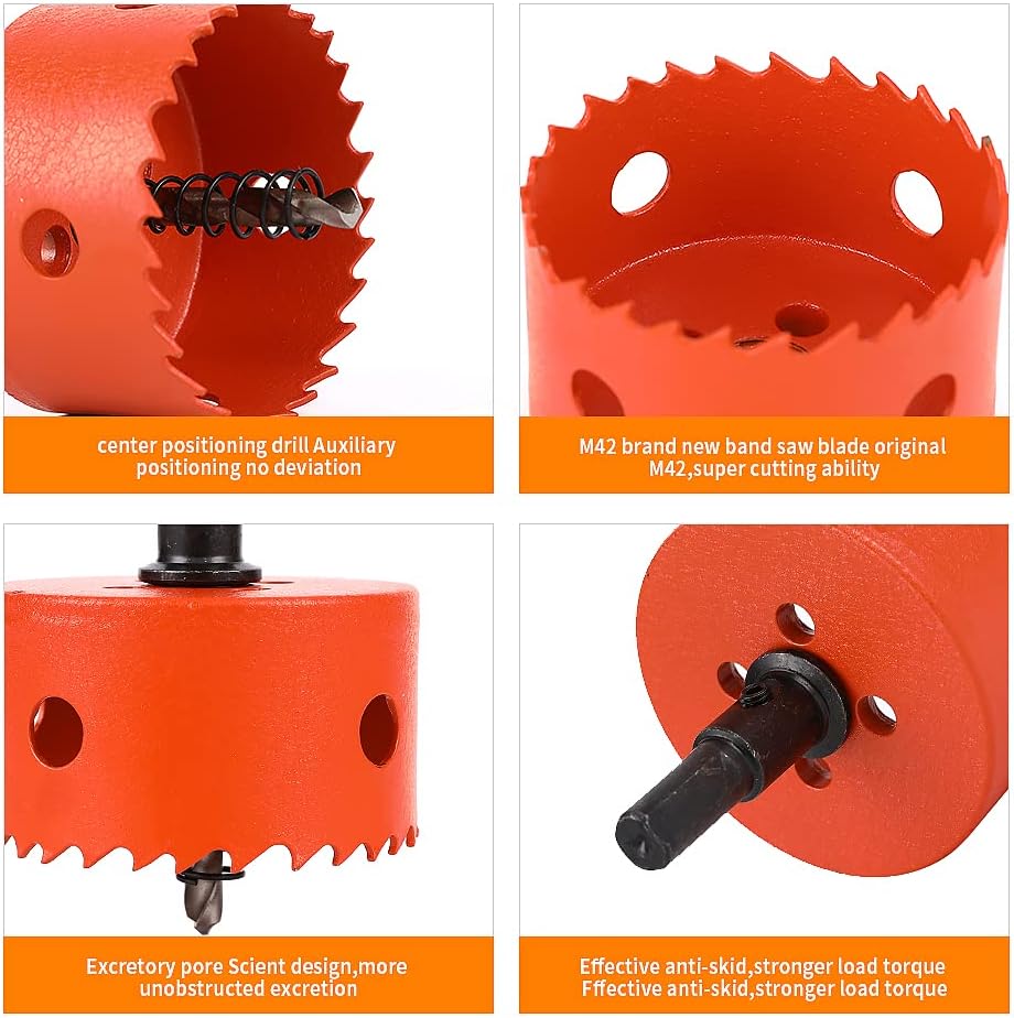 Dribotway 83mm Bi-Metal Hole Saw for Wood and Metal