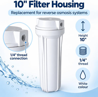 Bbagua GS530145 Reverse Osmosis Filter Housing White 10"