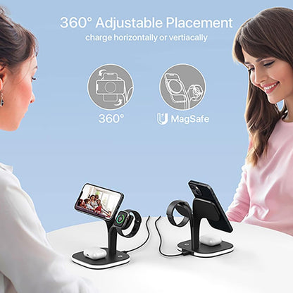 EXW YM-UD22 3-in-1 Wireless Charging Station for MagSafe