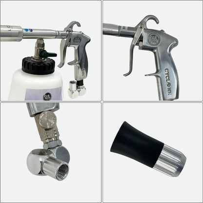 Forum Equipment CYCLONE SUPER TURBO BOOSTER Cleaning Gun White