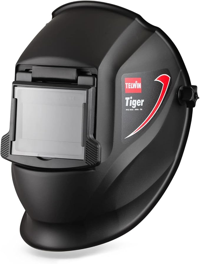 Telwin Tiger Welding Helmet with Lift-Up Blackout System