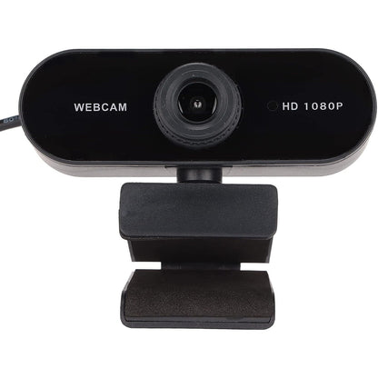 BONKZEBU 1080p HD USB Webcam with Microphone and 360° Rotation