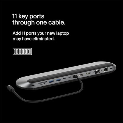 Belkin Connect 11-in-1 USB-C Pro Dock with 3 Monitor Support