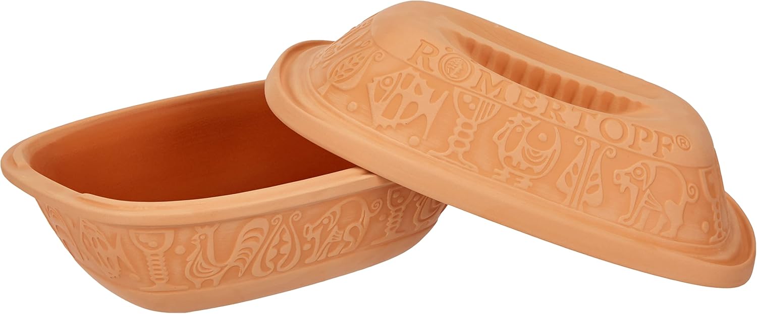 Römertopf Classic Terracotta Clay Pot – 4‑Serving Oven‑Safe Casserole