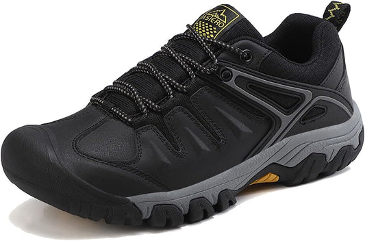 ASTERO Men's Waterproof Hiking Shoes with Anti‑Slip Rubber Sole
