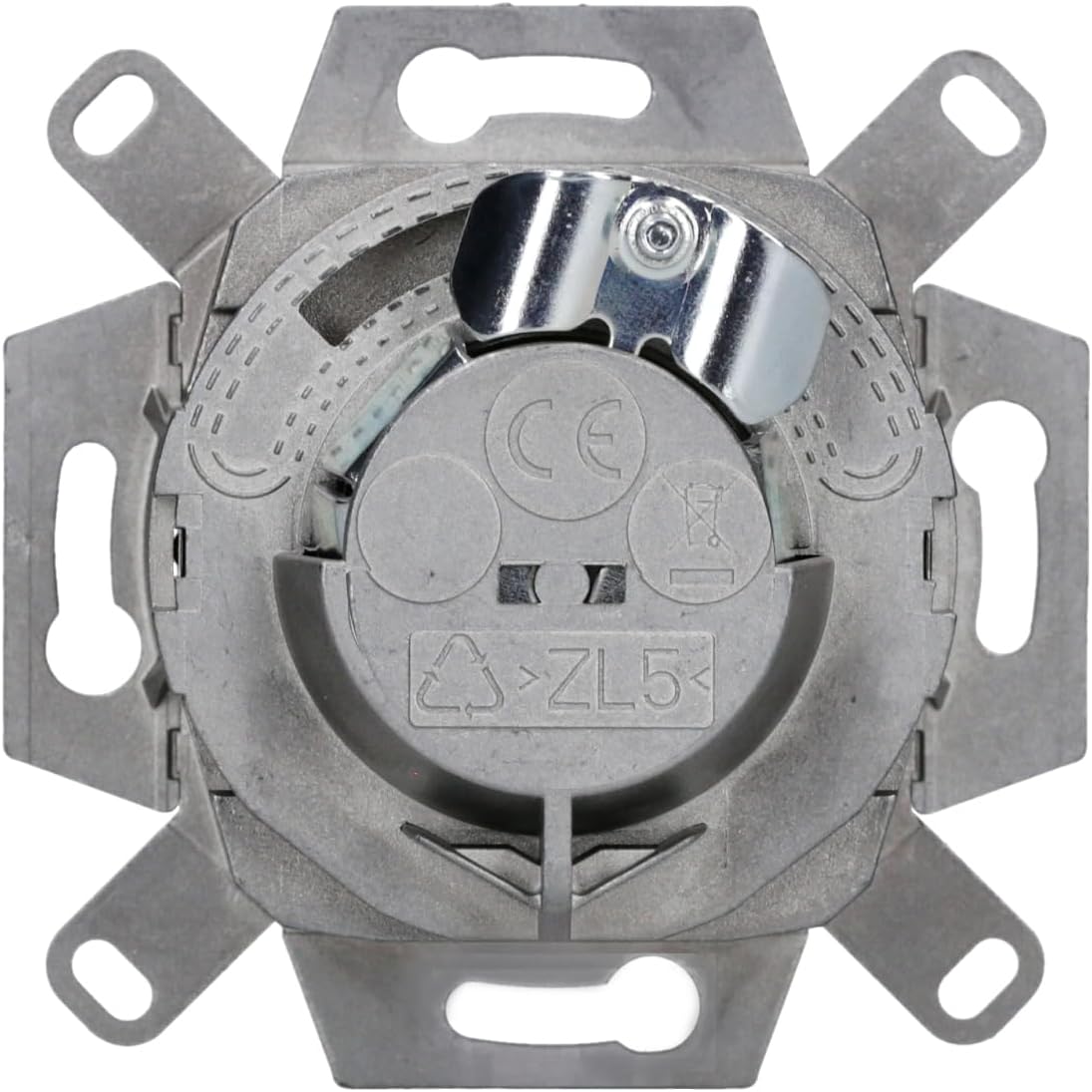 Rutenbeck 136104030 Cat6A 1‑Gang Network Junction Box – ISO‑8, No Cover