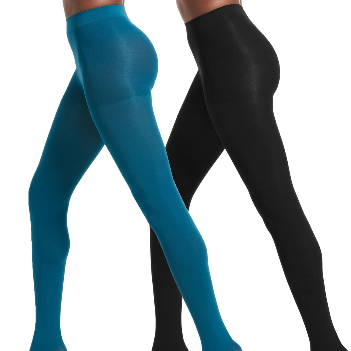 No Nonsense Women's Super Opaque Control Top Tights – SmartTemp Comfort