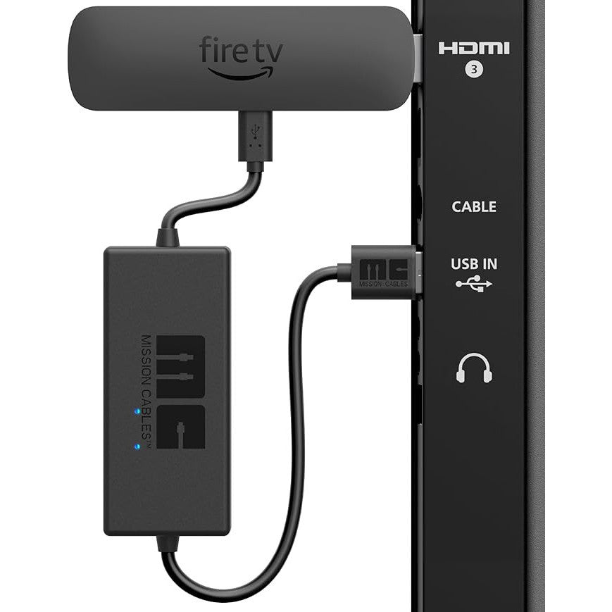 Mission USB Power Cable for Amazon Fire TV Stick – No Adapter Needed
