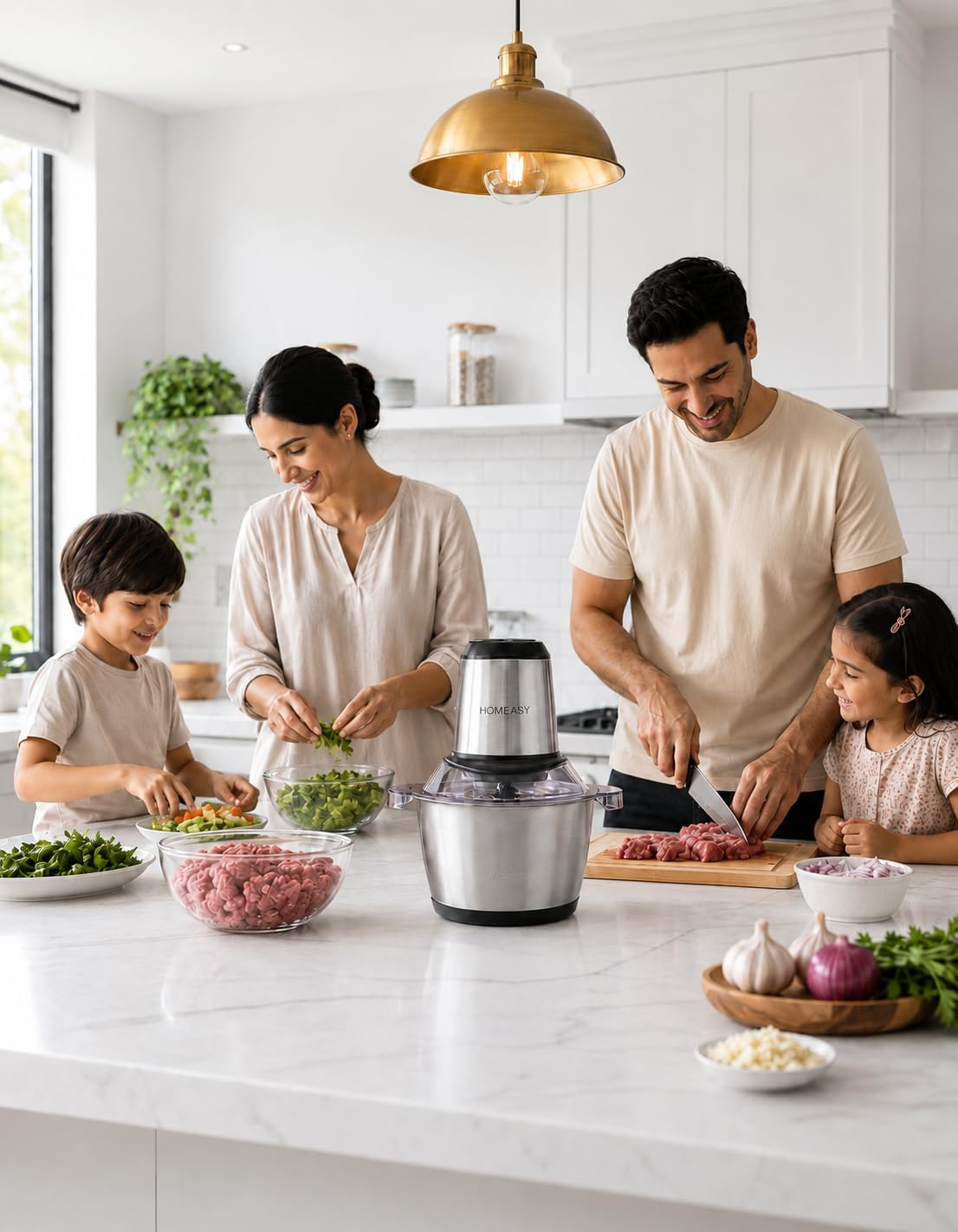 HOMEASY ALW-FC38 Electric Food Chopper 2L 350W