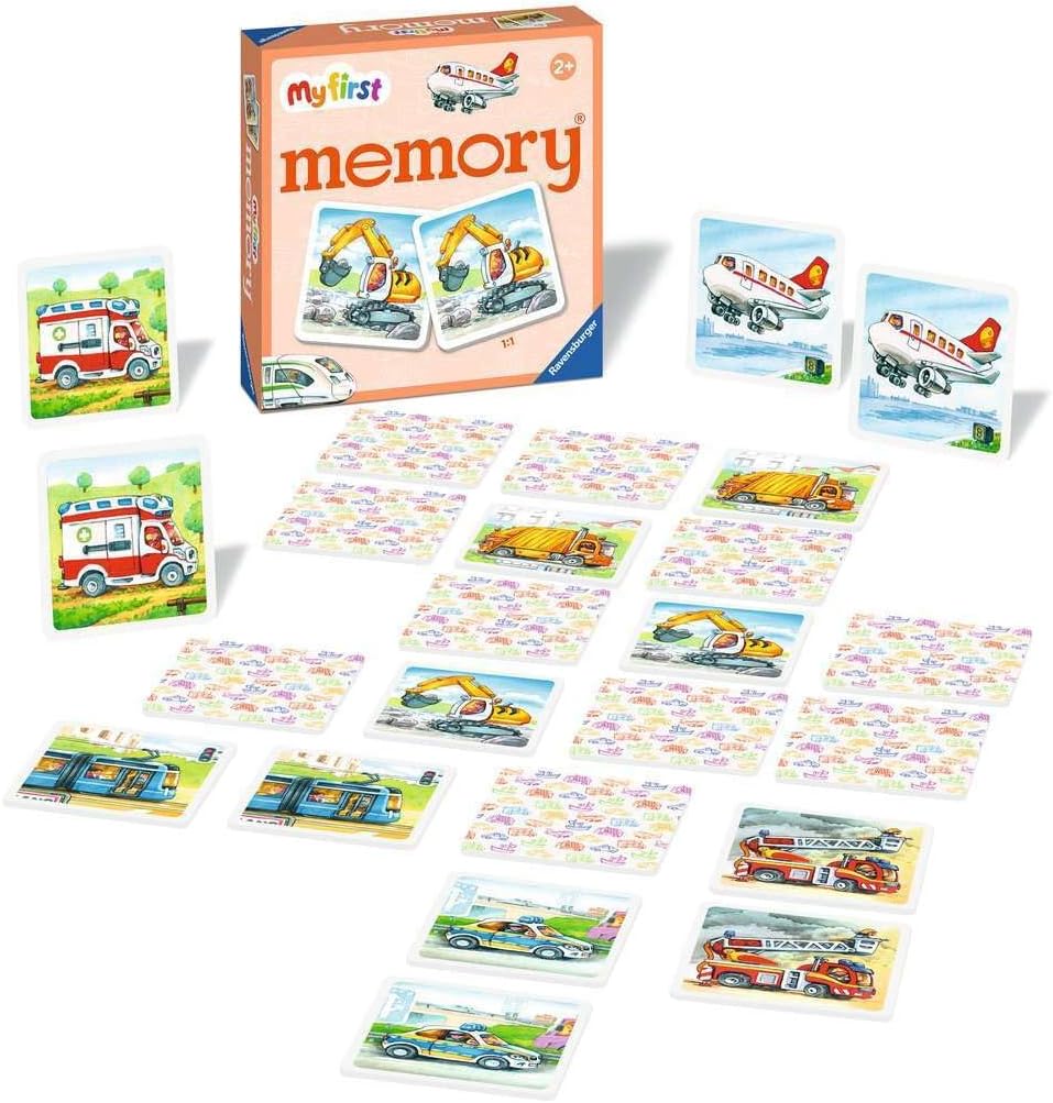 Ravensburger Vehicles My First Memory Game for Kids