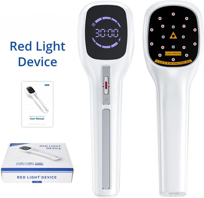 Zelvory Handheld Cold Laser Red Light Therapy Device 808nm 650nm for Humans Dogs Pain Relief