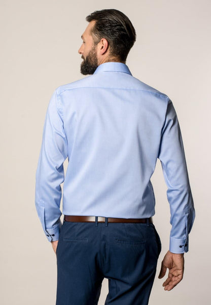 Eterna Men's Pinpoint Oxford Modern Fit Dress Shirt