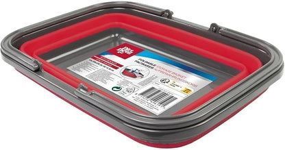 Dirt Devil Foldable 17L Red Bucket – Space‑Saving Cleaning & Camping