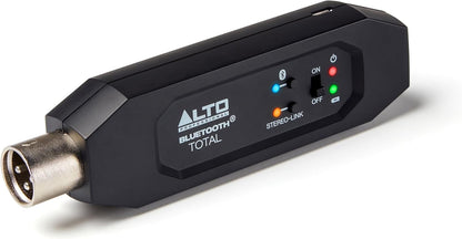 ALTO Bluetooth Total 2 XLR Equipped Rechargeable Bluetooth Receiver for Mixing Desk Audio Mixer Setups and Active PA Systems