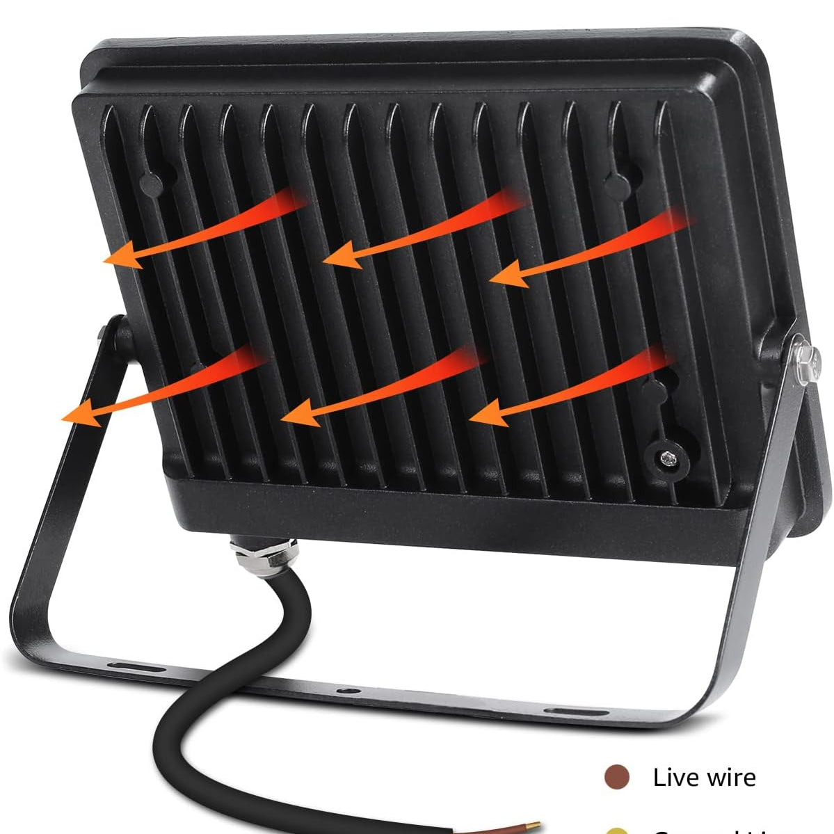 Lepro 20W LED Superhell Waterproof Floodlight 1700lm Outdoor Spotlight