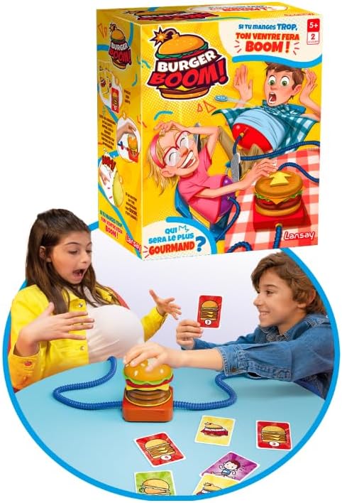 LANSAY Burger Boom Multicolor Board Game – Fast‑Paced Party Fun