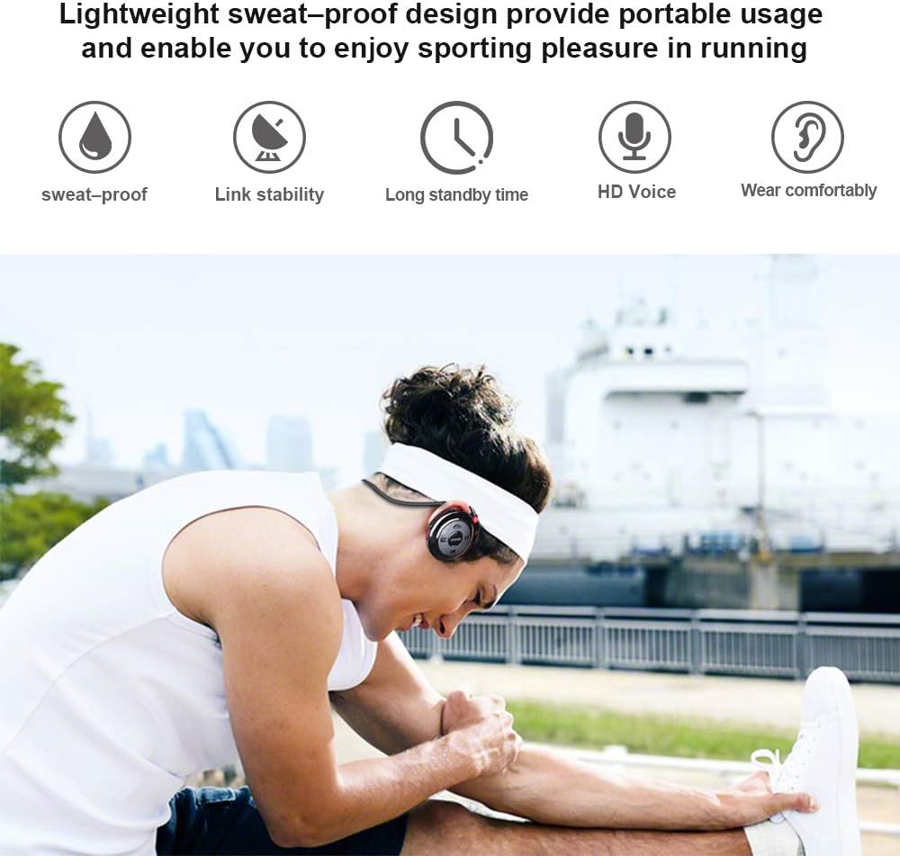 Smatree Cootree 220 WTS Sport Sweatproof Wireless Bluetooth Headset