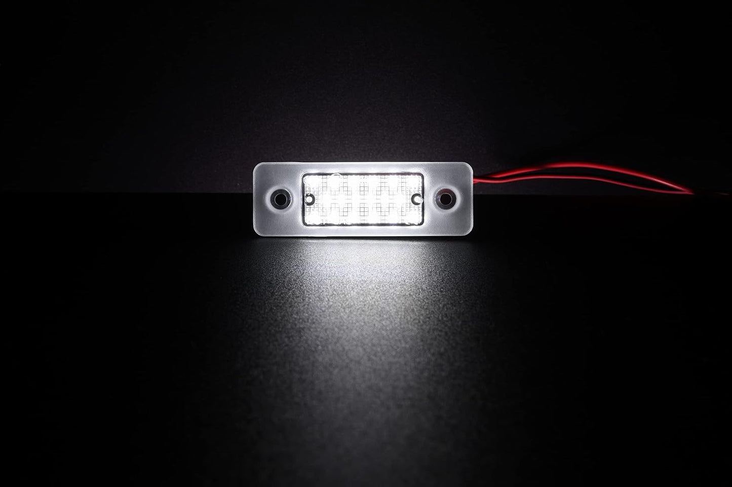 njssjd 2X Canbus LED License Plate Light for Volvo C30 2008-2013 18-SMD 6000K White Tag Lamp OEM # 31213991