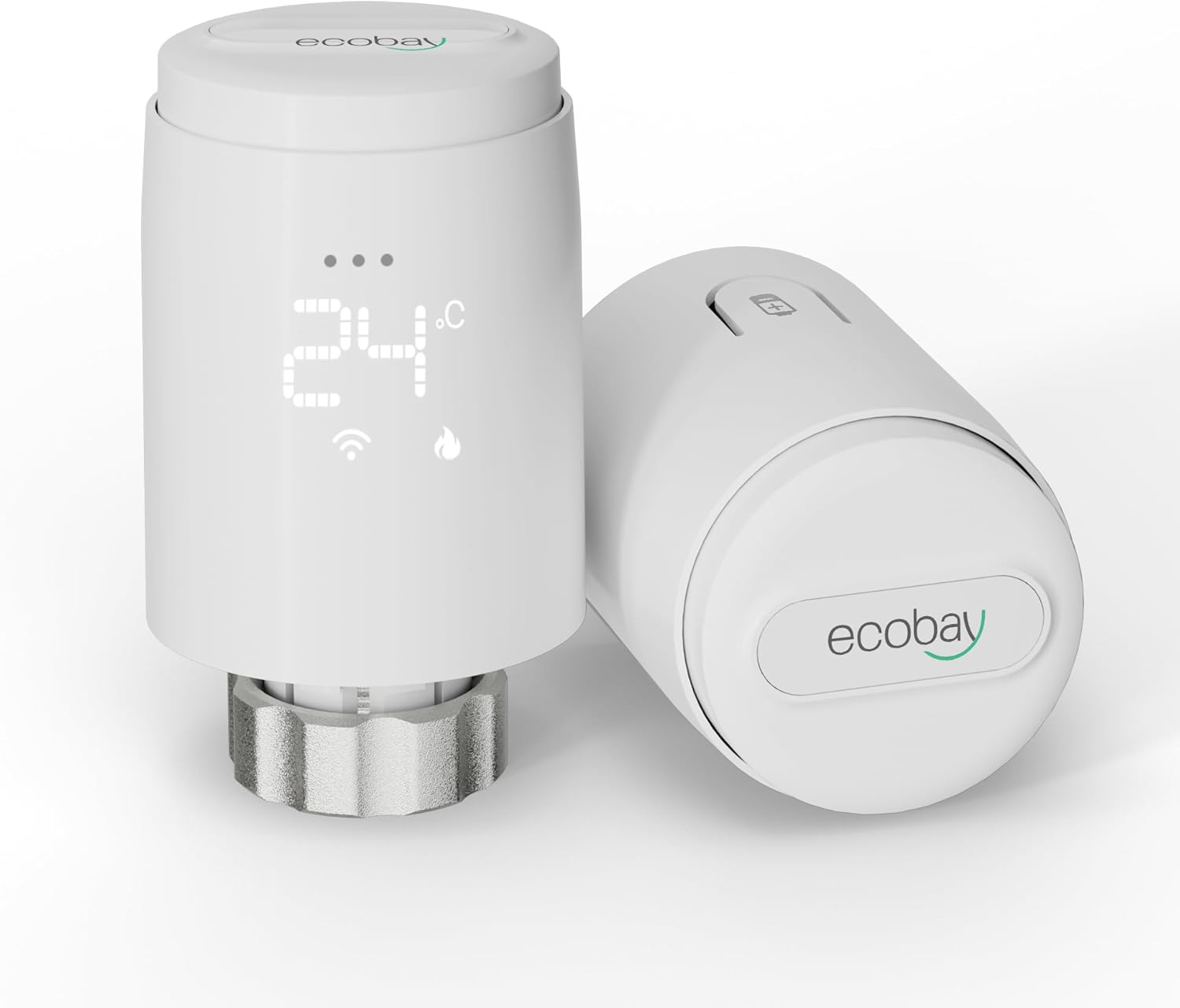 Smart Radiator Thermostat 2-Pack Zigbee TRV Wireless Valve