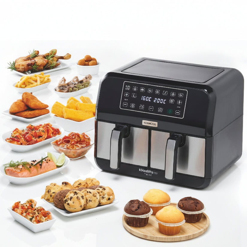 Kenwood HFM20.000MB Air Fryer 8L Capacity Black