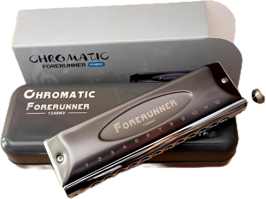 Easttop Forerunner Chromatic Harmonica C – 12 Holes, 48 Tones